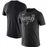 San Antonio Spurs DeMar DeRozan Nike Player Performance T-Shirt Black